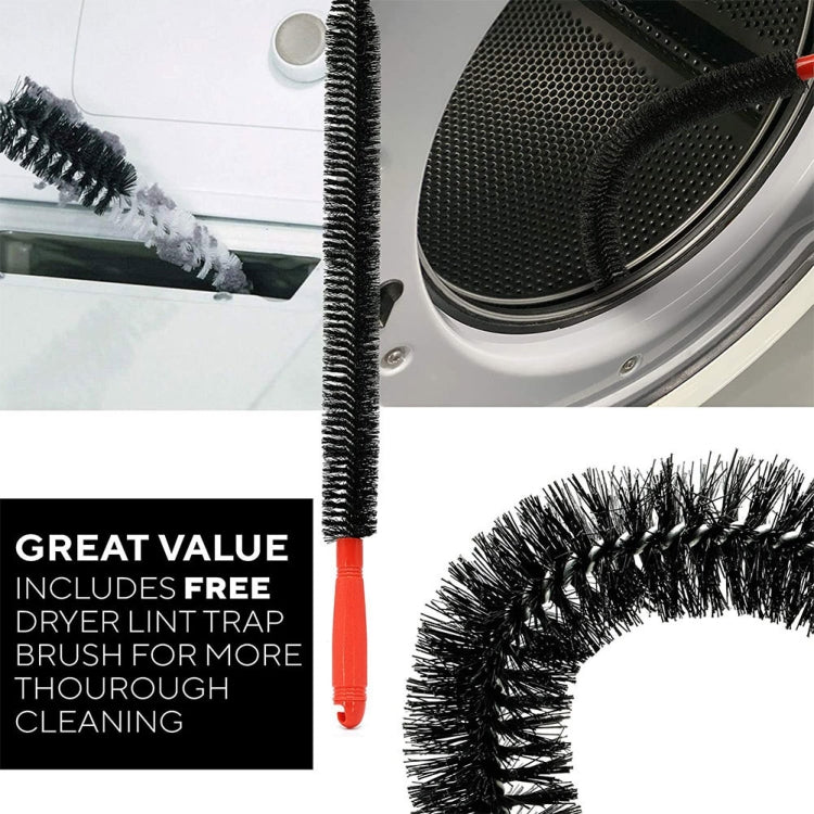 Extendable Bendable Electric Drill Chimney Brush Hood Interior Duct Brush, 410mm x 15 Rods