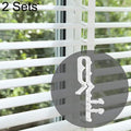 2 Sets 2.0 Inch Venetian blinds Baffle Sequins Lacing Film, 2 Sets