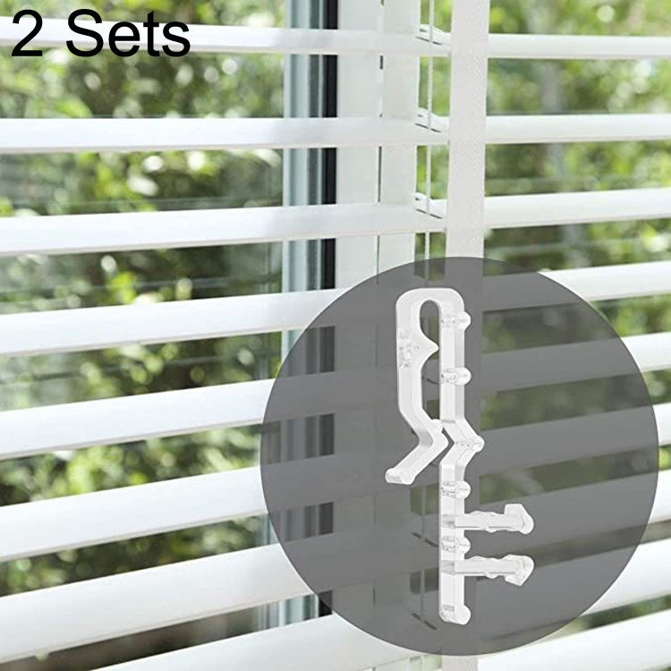 2 Sets 2.0 Inch Venetian blinds Baffle Sequins Lacing Film, 2 Sets