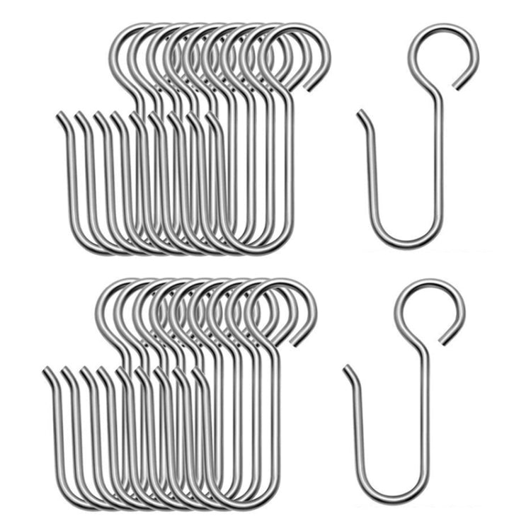 Set Curtain Easy Replacement Hook Accessories, 20PCS Metal Hook