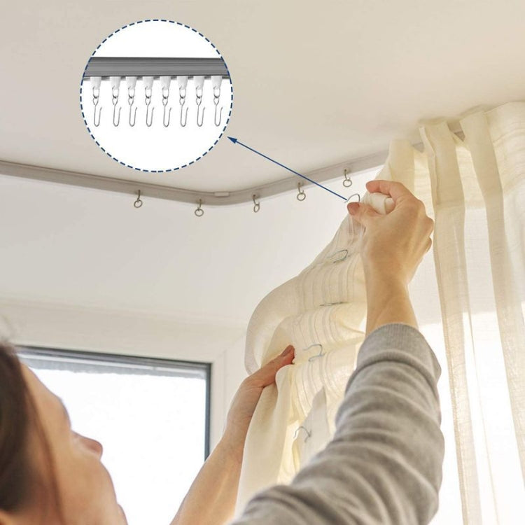 Set Curtain Easy Replacement Hook Accessories, 20PCS Metal Hook