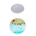 DIY Crystal Drip Rubber Round Table Mold Quicksand Table Silicone Mold, 35cm Round Table Mold, Table Legs High 32cmx3, Table Legs High 42cmx3