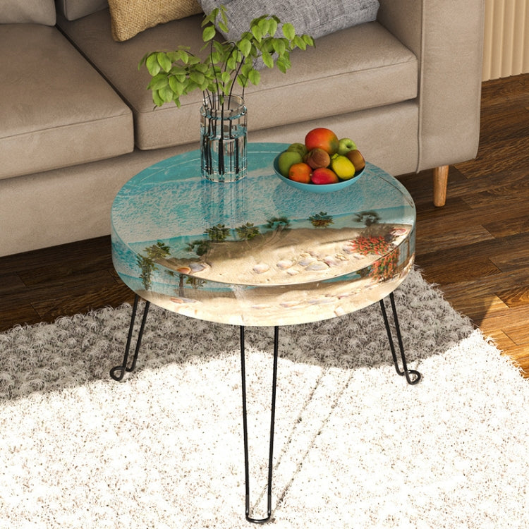 DIY Crystal Drip Rubber Round Table Mold Quicksand Table Silicone Mold, 35cm Round Table Mold, Table Legs High 32cmx3, Table Legs High 42cmx3