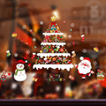 Christmas Decoration Stickers Scene Layout Window Static Stickers, 60x90cm
