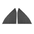 For Chevrolet Corvette C8 2pcs /Set Rear Triangle Window Decoration Sticker