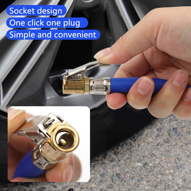 2 PCS Bicycle Car Tire Rubber Tube Pump Nozzle, Specification:, 9.5mm Black, 12.5mm Black, 9.5mm Blue, 12.5mm Blue
