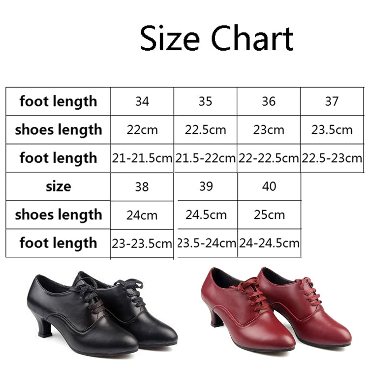 Latin Dance Shoes Women Leather Square Dance Soft Soled Medium Heels Shoes, 34, 35, 36, 37, 38, 39, 40, 41