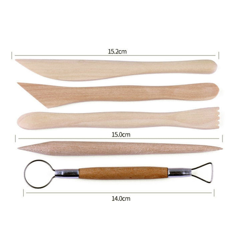 Pottery Tool Set Clay Carving Knife Indentation Pen Set, 34 PCS/Set