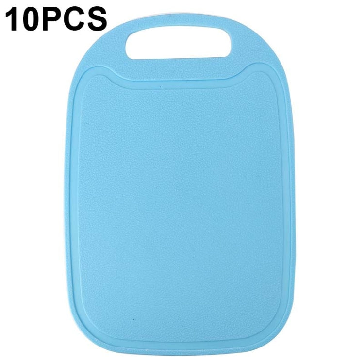 10 PCS Plastic Anti-Slip Kitchen Cutting Board, No. 1 Orange, No. 2 Brown, No. 1 Grass Green, No. 1 Green, No. 1 Light Gray, No. 1 Pink, No. 1 Beige, No. 2 Sky Blue, No. 2 Blue, No. 2 Light Green, No. 2 Gray, No. 2 Mud Gray