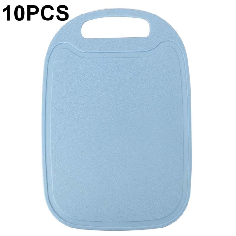 10 PCS Plastic Anti-Slip Kitchen Cutting Board, No. 1 Orange, No. 2 Brown, No. 1 Grass Green, No. 1 Green, No. 1 Light Gray, No. 1 Pink, No. 1 Beige, No. 2 Sky Blue, No. 2 Blue, No. 2 Light Green, No. 2 Gray, No. 2 Mud Gray