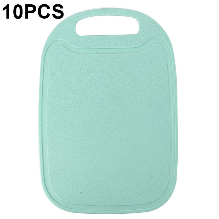 10 PCS Plastic Anti-Slip Kitchen Cutting Board, No. 1 Orange, No. 2 Brown, No. 1 Grass Green, No. 1 Green, No. 1 Light Gray, No. 1 Pink, No. 1 Beige, No. 2 Sky Blue, No. 2 Blue, No. 2 Light Green, No. 2 Gray, No. 2 Mud Gray