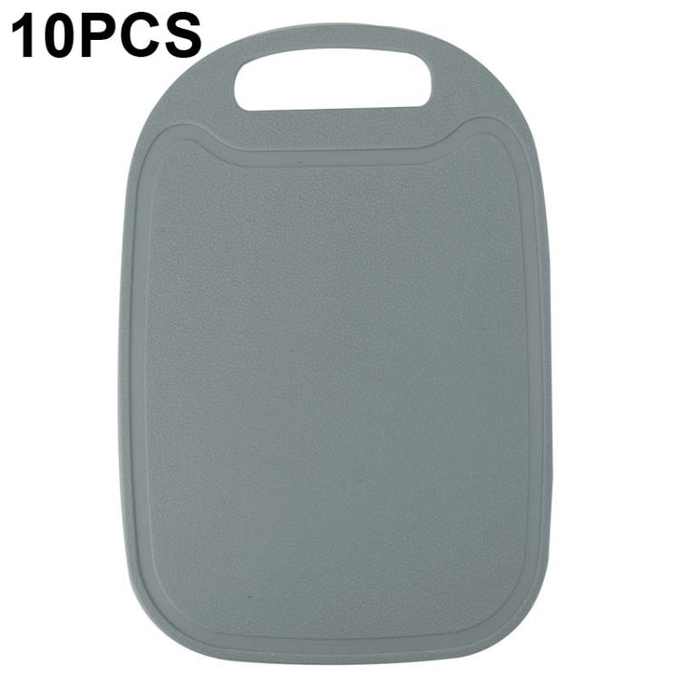 10 PCS Plastic Anti-Slip Kitchen Cutting Board, No. 1 Orange, No. 2 Brown, No. 1 Grass Green, No. 1 Green, No. 1 Light Gray, No. 1 Pink, No. 1 Beige, No. 2 Sky Blue, No. 2 Blue, No. 2 Light Green, No. 2 Gray, No. 2 Mud Gray