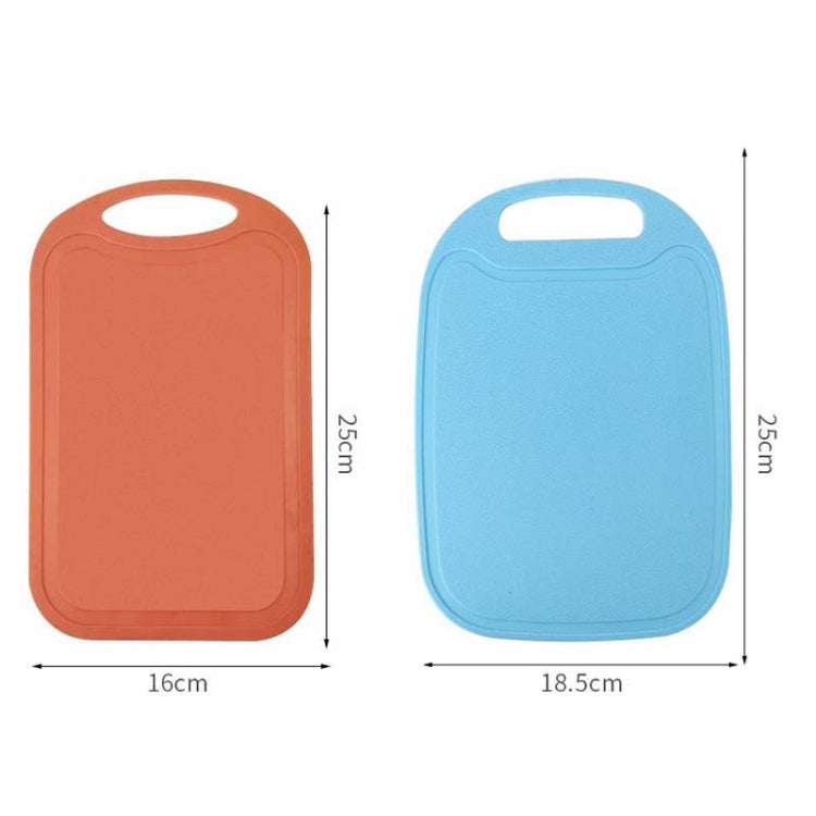 10 PCS Plastic Anti-Slip Kitchen Cutting Board, No. 1 Orange, No. 2 Brown, No. 1 Grass Green, No. 1 Green, No. 1 Light Gray, No. 1 Pink, No. 1 Beige, No. 2 Sky Blue, No. 2 Blue, No. 2 Light Green, No. 2 Gray, No. 2 Mud Gray