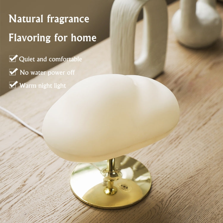 270ml Cloud Aroma Diffuser Humidifier  USB Table Lamp, Cloud Aroma Diffuser (Gold Bottom), Cloud Aroma Diffuser (Silver Bottom)