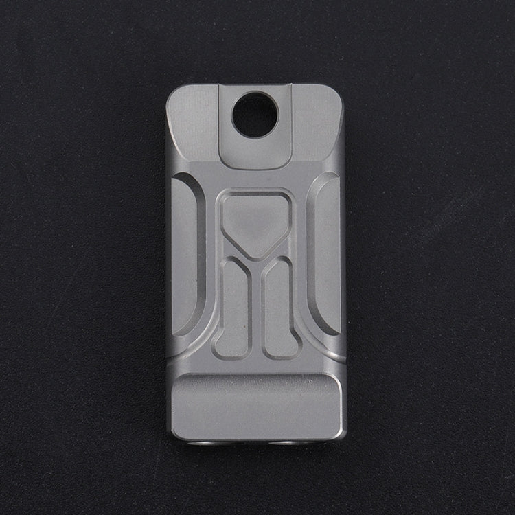 KS007A Titanium Alloy Whistle Dual Tube High Frequency Motion Survival Whistle, KS007A Sandblast, KS007A Stonewash