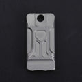KS007A Titanium Alloy Whistle Dual Tube High Frequency Motion Survival Whistle, KS007A Sandblast, KS007A Stonewash