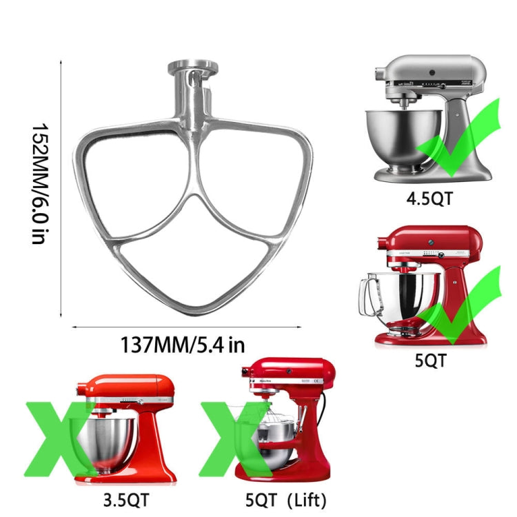 Stainless Steel Accessories, For KitchenAid 5QT Mixer Head, For KitchenAid  6QT Mixer Head, For KitchenAid Stand Mixer 5QT  Whip Whisk, For Kitchenaid Stand Mixer 5QT Dough Hook, For KitchenAid Stand Mixer 6QT Whip Whisk                                ...