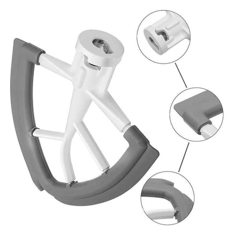KA-5A For Kitchenaid Tilt-Head Mixers 4.5-5QT Flex Edge Beater With Flexible Silicone Edges, Flex Edge Beater 5A