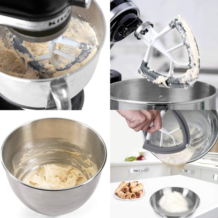 KA-5A For Kitchenaid Tilt-Head Mixers 4.5-5QT Flex Edge Beater With Flexible Silicone Edges, Flex Edge Beater 5A