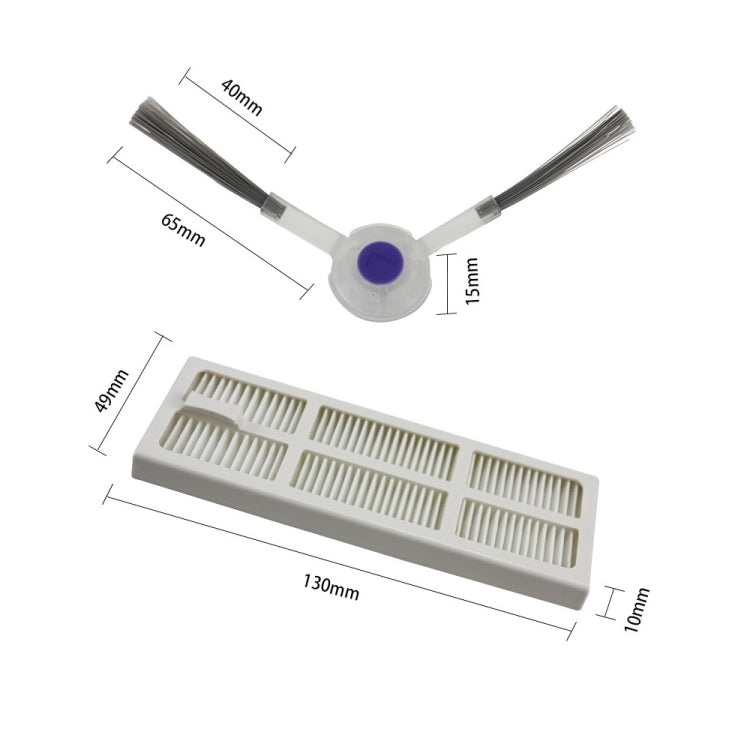 For Narwal Clean Robot J3 Spare Part Accessory, 1pc Main Brush, 2pcs Side Brush, Set, 2pcs Mop, 3pcs Dust Box Block