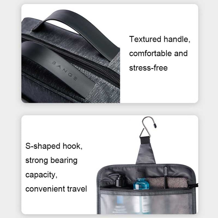 BANGE BG-7529 Convenient Travel Foldable Cosmetic Storage Bag Toiletry Bag With Hook