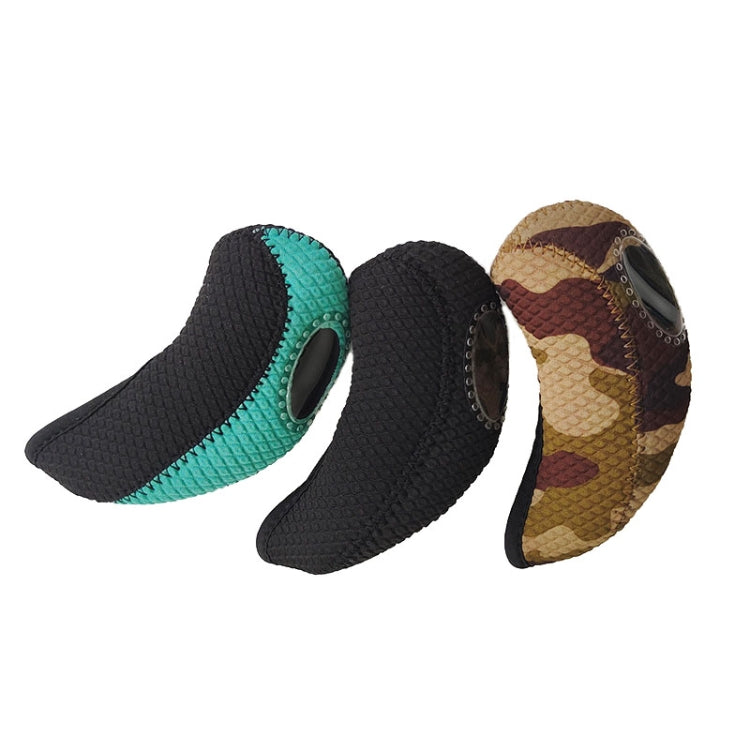 10PCS/Set 15X7 Neoprene Waterproof and Wear-resistant Golf Club Headgear, 10PCS 15X7 Black, 10PCS 15X7 Green, 10PCS 15X7 Camouflage