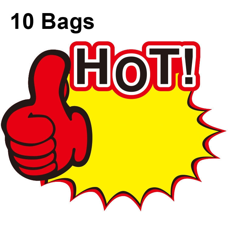 10 bags 25x19cm Explosion Sticker Product Price Tag Supermarket Price Label, WM-001, WM-002, WM-003, WM-005, WM-006, WM-007, WM-008, WM-009, WM-010, WM-011, WM-012, WM-013, XD-511, XD-520, XD-532, XD-537, XD-541, XD-559