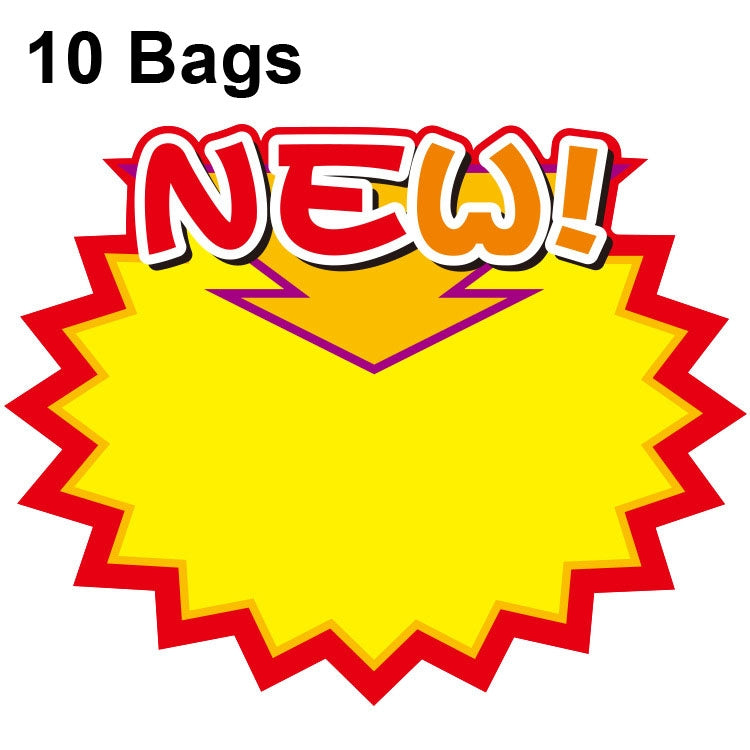 10 bags 21x15cm Explosion Sticker Product Price Tag Supermarket Price Label, WM201, WM202, WM203, WM205, WM206, WM207, WM208, WM209, WM210, WM211, WM212, WM213