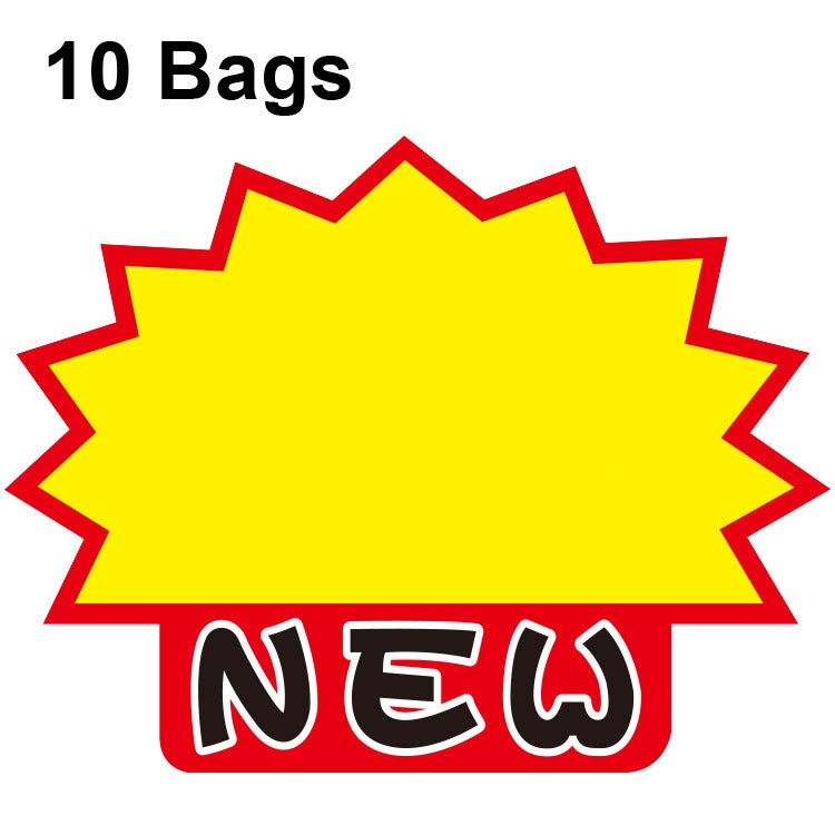 10 bags 18x14cm Explosion Sticker Product Price Tag Supermarket Price Label, WM-101, WM-102, WM-103, WM-105, WM-106, WM-107, WM-108, WM-109, WM-10, WM-111, WM-12, WM-113, XD-028, XD-022, XD-009, XD-047, XD-051, XD-069