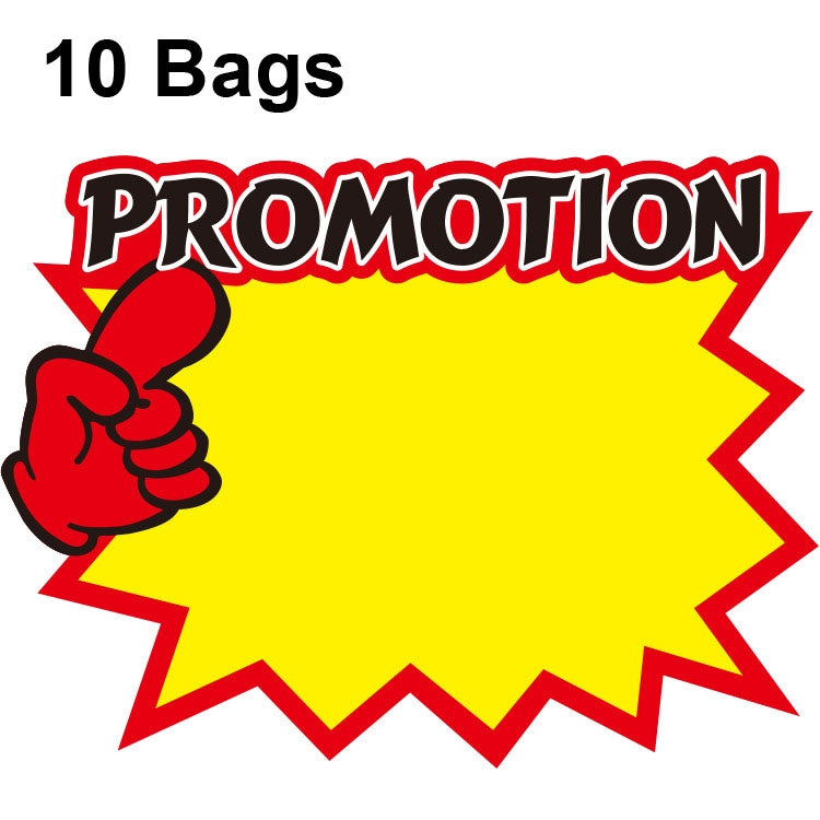 10 bags 18x14cm Explosion Sticker Product Price Tag Supermarket Price Label, WM-101, WM-102, WM-103, WM-105, WM-106, WM-107, WM-108, WM-109, WM-10, WM-111, WM-12, WM-113, XD-028, XD-022, XD-009, XD-047, XD-051, XD-069