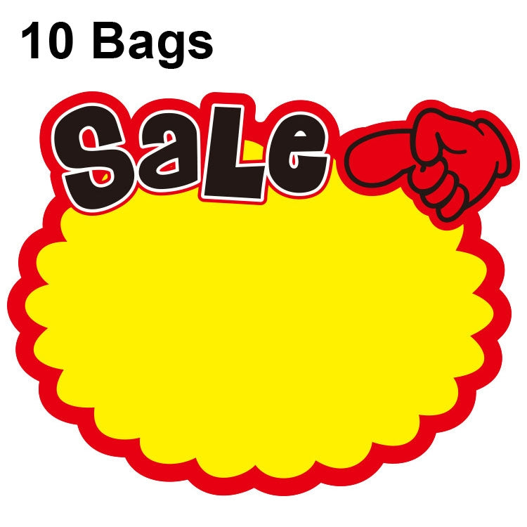 10 bags 18x14cm Explosion Sticker Product Price Tag Supermarket Price Label, WM-101, WM-102, WM-103, WM-105, WM-106, WM-107, WM-108, WM-109, WM-10, WM-111, WM-12, WM-113, XD-028, XD-022, XD-009, XD-047, XD-051, XD-069