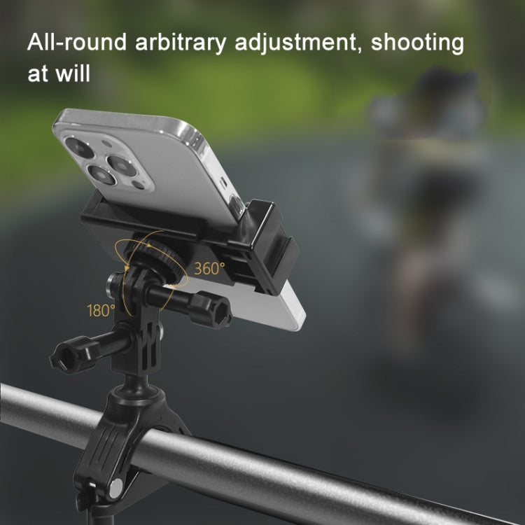 Bike Cycling Bracket Mount for Cell Phone & Sports Camera,Spec:, Camera Set, Mobile Phone Set
