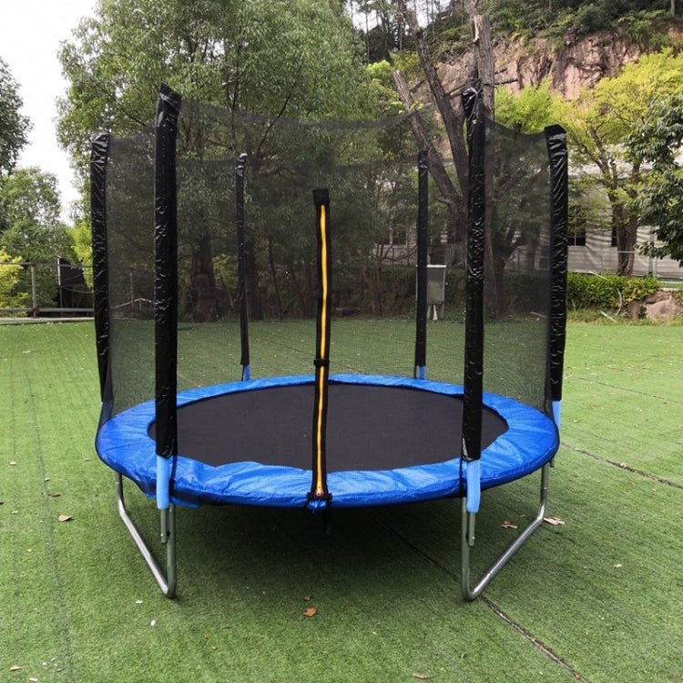 Outdoor Trampoline Protective Safety Net Sports Anti-fall Jump Pad,Size:, Diameter 1.2m -6 Poles, Diameter 1.4m -6 Poles, Diameter 1.5m -6 Poles, 6 Feet-6 Poles-Diameter 1.83m, 8 Feet-6 Poles-Diameter 2.44m, 10 Feet-8 Poles-Diameter 3.06m              ...