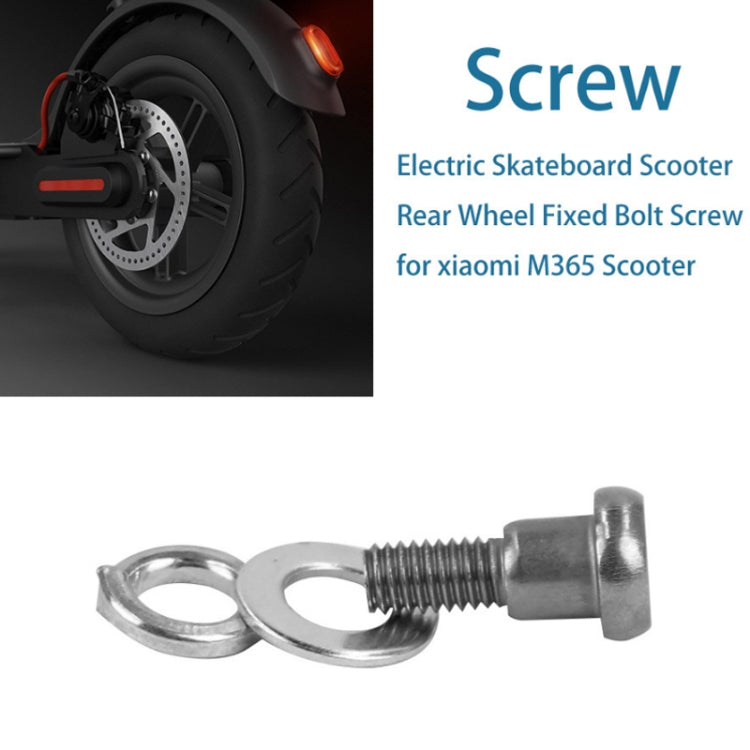 5 PCS For Xiaomi Mijia M365/PRO Scooter Rear Wheel Fixing Screws, Rear Wheel Screws
