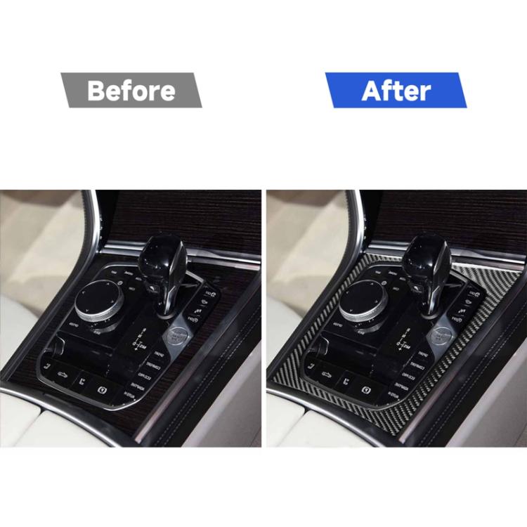 For 2019-2024 BMW 8 Series G14 Right-Hand Drive Central Control Shift Panel Frame Sticker, Right-Hand Drive
