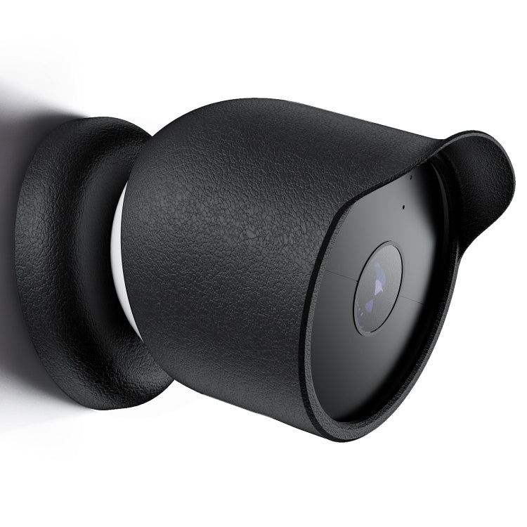 For Google Nest Camera Outdoor Silicone Water-Resistant Protective Cover, For Google Nest Black, For Google Nest White