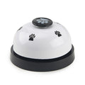 Pet Toy Training Called Dinner Small Bell Footprint Ring Dog Toys, 3pcs Pet Bell White, 3pcs Pet Bell Royal Blue, 3pcs Pet Bell Yellow, 3pcs Pet Bell Red, 3pcs Pet Bell Pink