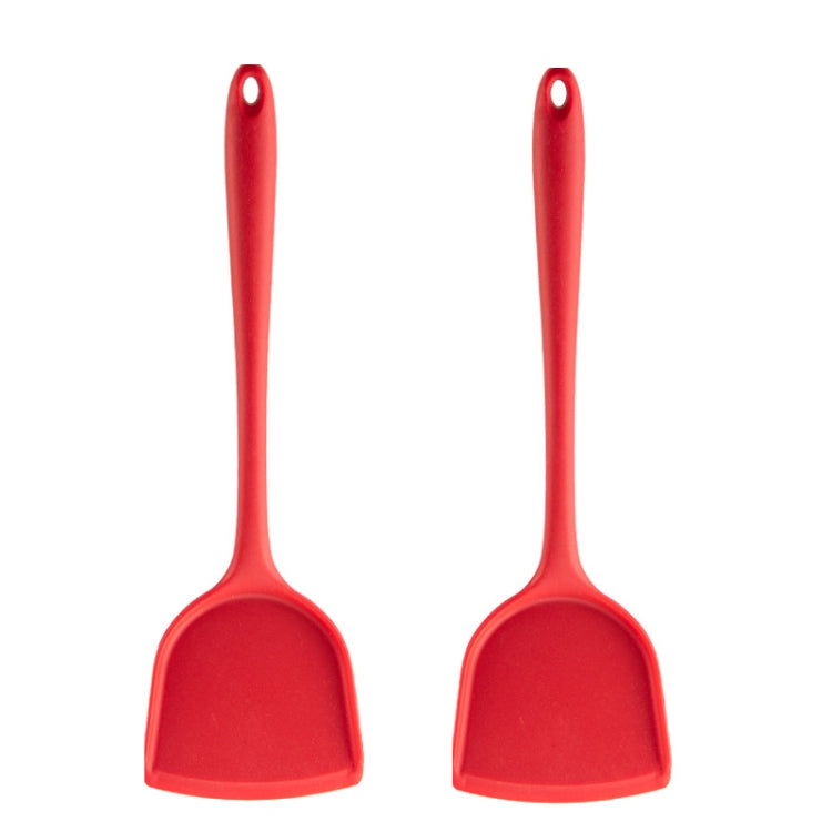 Non-stick High Temperature Resistant Silicone Cookware, Style:Food Clip, Spatula, Soup Spoon, Leak Spoon, Spaghetti Claw, Rice Spoon, Leak Shovel