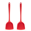 Non-stick High Temperature Resistant Silicone Cookware, Style:Food Clip, Spatula, Soup Spoon, Leak Spoon, Spaghetti Claw, Rice Spoon, Leak Shovel