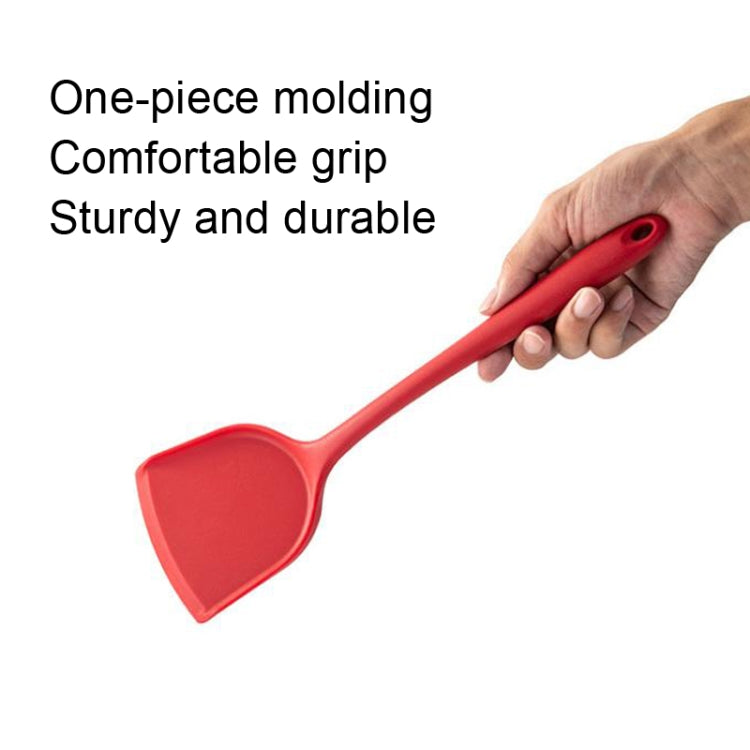 Non-stick High Temperature Resistant Silicone Cookware, Style:Food Clip, Spatula, Soup Spoon, Leak Spoon, Spaghetti Claw, Rice Spoon, Leak Shovel