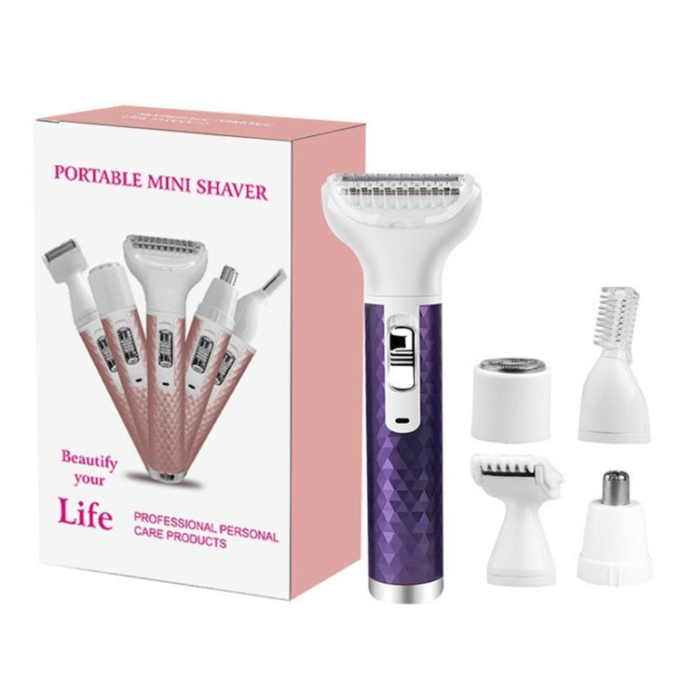 5 In 1 Electric Shaver Lady Household Bikini Axillary Hair Private Parts Hair Scraper