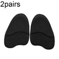 2pairs GEL Sweat-absorbing and Breathable Forefoot Pad High Heels Anti-slip Mat, 2pairs (Flannel Black), 2pairs (Transparent), 2pairs (Flannel Apricot)