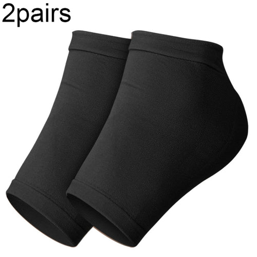 007 2pairs Silicone Anti-cracked Heel protector Moisturizing Non-slip Socks
