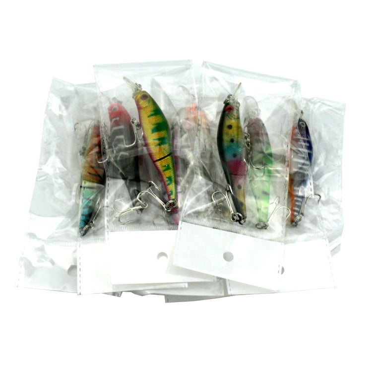 HENGJIA JM010 9cm 7g 2 Sections Bionic Bait With Beads Diving Mino Fake Bait, JM010 9cm 7g 3, JM010 9cm 7g 4, JM010 9cm 7g 6, JM010 9cm 7g 7, JM010 9cm 7g 8, JM010 9cm 7g 2