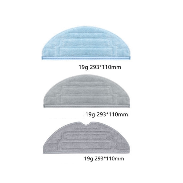 For Roborock G20 / S8 Pro ULTRA Vacuum Cleaner Mop Cloth Accessories, EU Version Gray, US Version Blue, US Version Gray