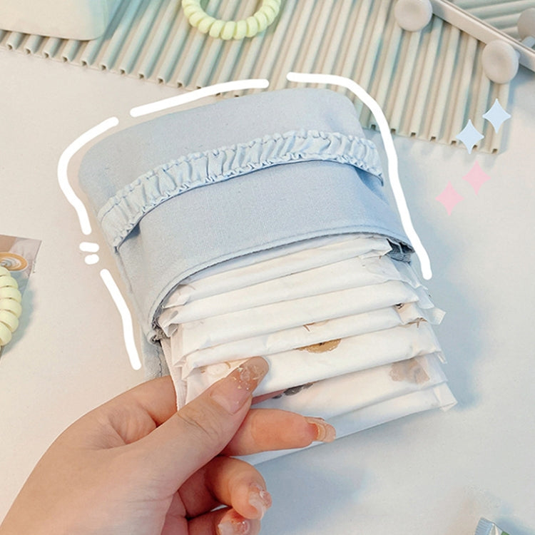 BD0443 2pcs Cartoon Pattern Large Capacity Sanitary Storage Bags, BD0443 (Coffee Cherry Bear), BD0443 (Beige Heart Bear), BD0443 (Flower Rabbit), BD0443 (Red Cherry Bear), BD0443 (Pink Tulip), BD0443 (White Rose), BD0443 (Sunflower), BD0443 (Beige Flow...
