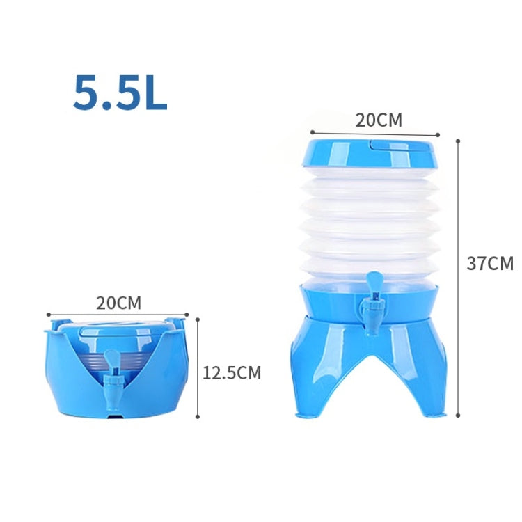 Outdoor Camping Portable Car Retractable Folding Bucket With Faucet, Capacity:, 3.5L, 5.5L, 7.5L, 9.5L