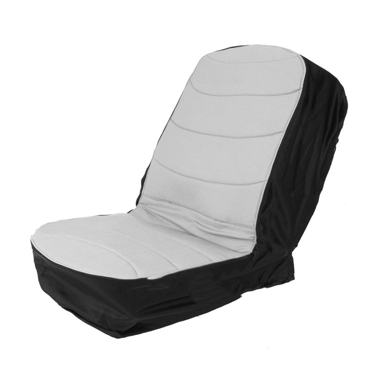Dustproof Seat Cover For Grass Cutter / Agricultural Vehicle / Forklift / Tractor, Size:, 11 Inch (Gray Black), 15 Inch (Yellow Black)