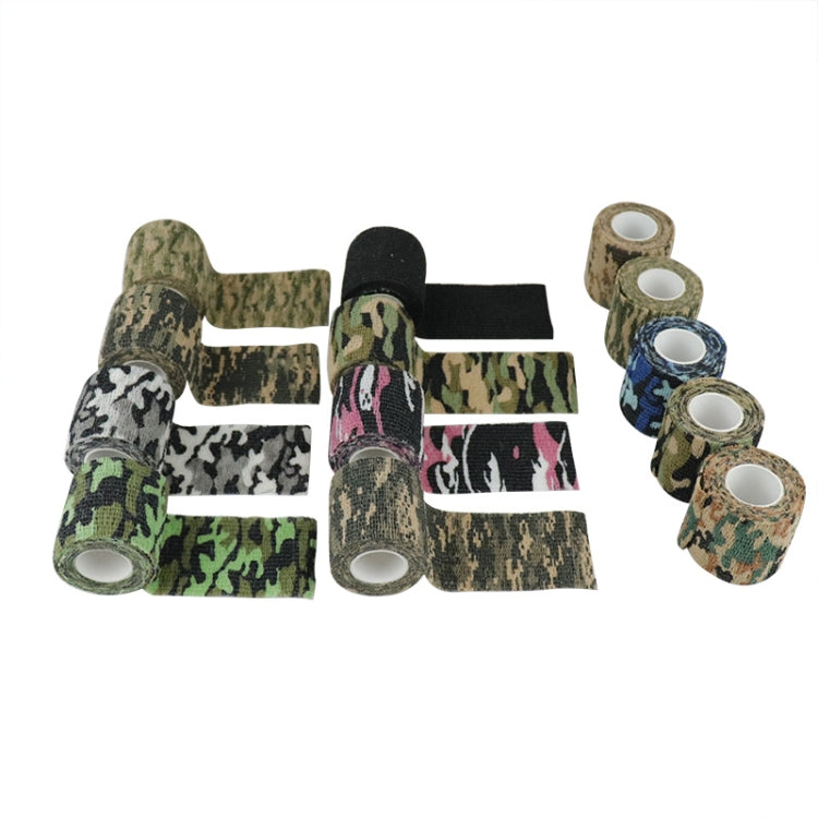 4.5m X 5cm Self-Adhesive Non-Woven Outdoor Camouflage Tape Bandage