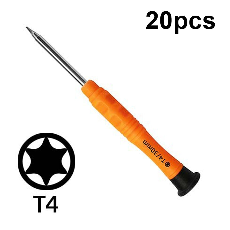 20pcs Mini Screwdriver Anti-Slip Mobile Phone Disassembly Maintenance Tools, 1.5 Phillips, 1.5 Straight, 2.0 Phillips, 2.0 Straight, 1.2 Phillips, 1.2 Five Star, 0.8 Five Star, 0.6Y, T2, T3, T4, T5, T6